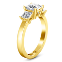 Three Stone Diamond Engagement Ring Alana 14K Yellow Gold