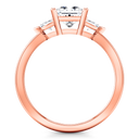 Three Stone Diamond EngagementRing Simone 14K Rose Gold