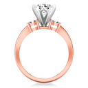 Three Stone Diamond EngagementRing Talia 14K Rose Gold