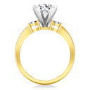 Three Stone Diamond Engagement Ring Talia 14K Yellow Gold