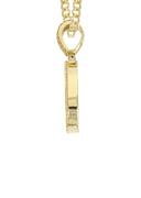 14K Yellow Gold Letter "G" Baguette Diamond Necklace | 2.4 Carats