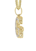 Diamond 10K Yellow Gold Letter "G" Necklace | Appx. 13.7 Grams