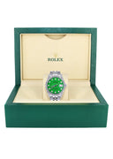 Mens Rolex Datejust Watch 16200  | 36Mm | Green Dial | Jubilee Band
