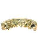 6 TEETH GOLD PUFF GRILLZ