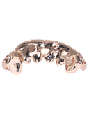 6 TEETH GOLD AND PINK SAPPHIRE GRILLZ