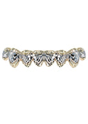8 TEETH DIAMOND CUT GRILLZ TWO TONE