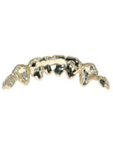 8 TEETH DIAMOND CUT GRILLZ TWO TONE