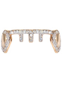 GOLD AND DIAMOND 6 GOLD TEETH GRILLZ