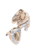 GOLD AND DIAMOND 6 GOLD TEETH GRILLZ
