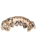 GOLD AND DIAMOND 6 GOLD TEETH GRILLZ