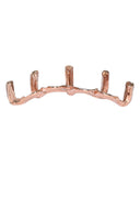 4 TEETH DIAMOND AND PINK SAPPHIRE GRILLZ