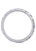 Hand Woven Mens Wedding Band | Satin Finish (Colin)