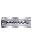 Hand Woven Mens Wedding Band | High Polish Finish (Alan)