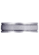 Modern Mens Wedding Band | High Polish Finish (Victor)