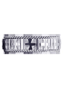 Religious Mens Wedding Band | High Polish Finish (Jude)