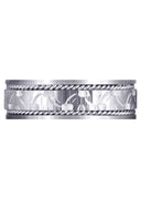 Modern Mens Wedding Band | Satin Finish (Bennett)