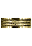 Yellow Gold Contemporary Mens Wedding Band | High Polish Finish (Kai)