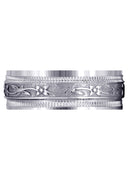 Antique Mens Wedding Band | High Polish Finish (Cayden)