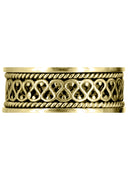 Yellow Gold Celtic Unique Mens Wedding Band | High Polish Finish (Sean)