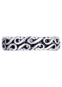 Celtic Mens Wedding Band | High Polish Finish (Tyler)