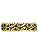Yellow Gold Celtic Mens Wedding Band | High Polish Finish (Tyler)