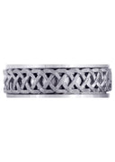 Celtic Mens Wedding Band | Sand Blast Finish (Cooper)