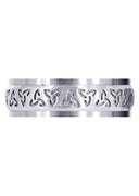 Celtic Unique Mens Wedding Band | High Polish Finish (Raymond)