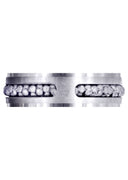 Contemporary Mens Wedding Band | Satin Finish (Paul)