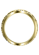 Yellow Gold Contemporary Unique Mens Wedding Band| Sand Blast Finish (Kenneth)