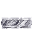 Hand Woven Mens Engagement Ring | High Polish Finish (Jayceon)