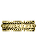 Yellow Gold Mens Wedding Band | Satin Finish (Ronald)