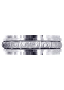 Celtic Mens Wedding Band | Sand Blast / High Polish Finish (Brian)