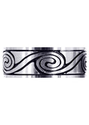 Celtic Unique Mens Wedding Band | High Polish Finish (Maverick)
