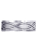 Celtic Mens Wedding Band | High Polish Finish (Kyle)