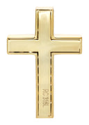 Mens Gold Plated Cross Pendant | 12 Grams