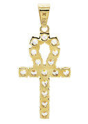 Mens Gold Plated Ankh Pendant | 6.2 Grams