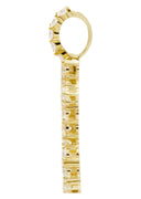 Mens Gold Plated Money Sign Pendant | 6.3 Grams