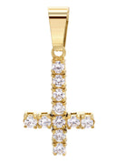 Mens Gold Plated Cross Pendant | 2.7 Grams