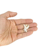 10K Yellow Gold Cuban Chain & Cz Hawk Pendant | Appx. 13.3 Grams