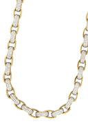 Gold Hermes Diamond Chain