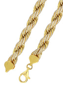 Iced Out Rope Chain