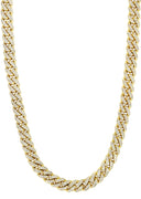Iced Out Diamond Miami Cuban Link 10K/14K Gold ( 5MM-8.5MM )