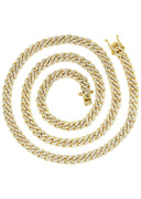 Iced Out Diamond Miami Cuban Link 10K Gold ( 5MM-8.5MM )