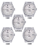 Diamond Mens Rolex Datejust Watch 16200  | 36MM | Full Diamond Dial | Jubilee Band