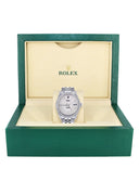 Diamond Mens Rolex Datejust Watch 16200  | 36MM | Full Diamond Dial | Jubilee Band