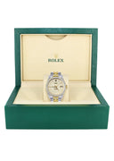 Diamond Gold Rolex Watch For Men 16233 | 36MM | Full Diamond Dial | Jubilee Band