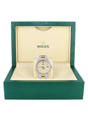 Diamond Gold Rolex Watch For Men 16233 | 36 MM | Full Diamond Dial | Oyster Band
