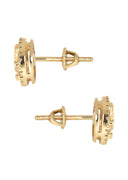 Mens Stud Diamond Earrings | 2.9 Carats 14K Yellow Gold