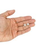 Mens Stud Diamond Earrings | 2.9 Carats 14K Yellow Gold
