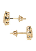 Mens Stud Diamond Earrings | 1.07 Carats 14K Yellow Gold